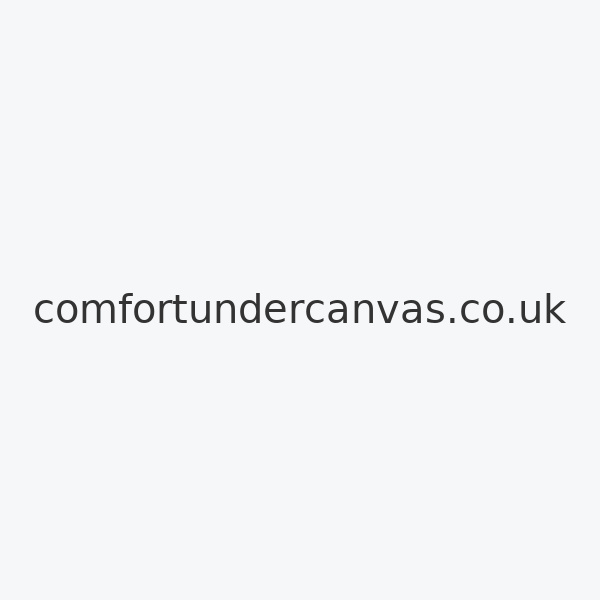 ComfortUnderCanvas.co.uk main image