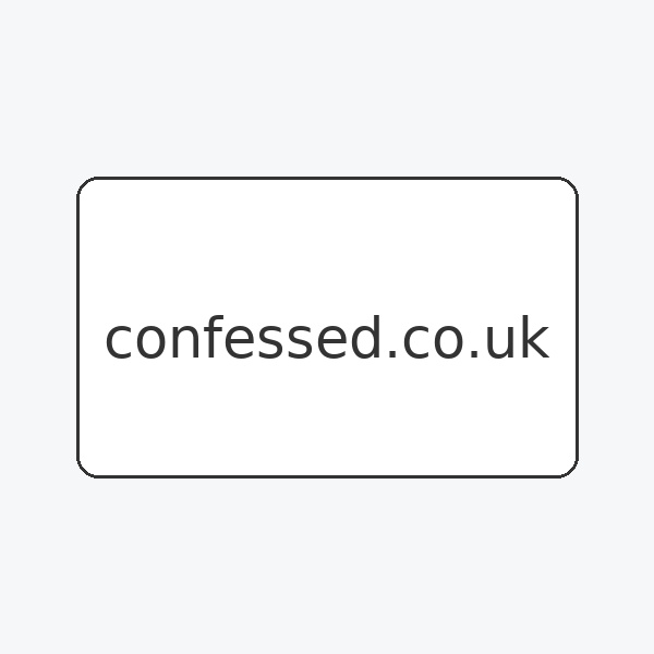 Confessed.co.uk as a business