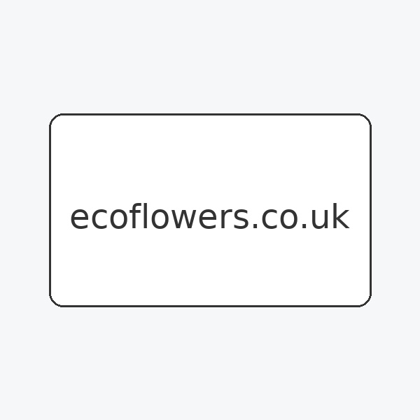 EcoFlowers.co.uk business card
