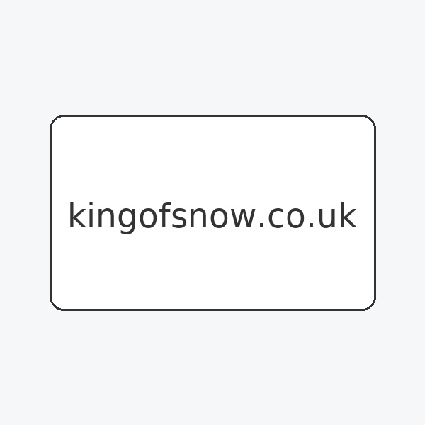 KingOfSnow.co.uk as a business