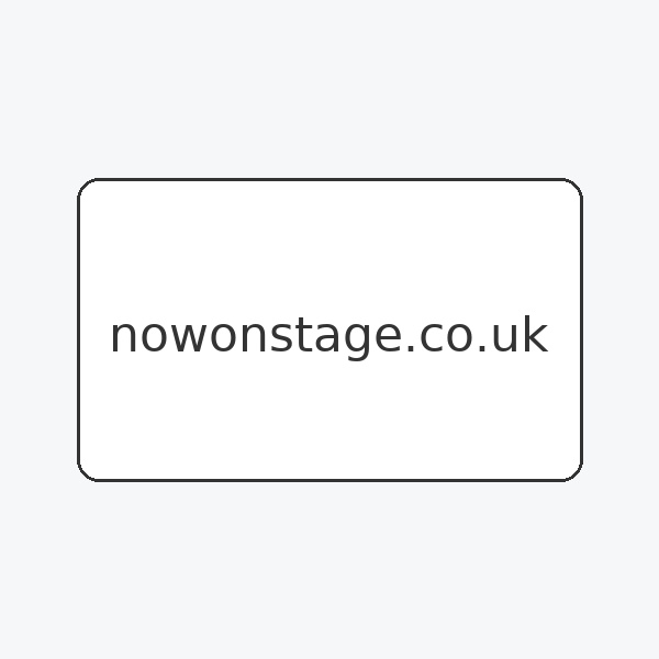 NowOnStage.co.uk business card