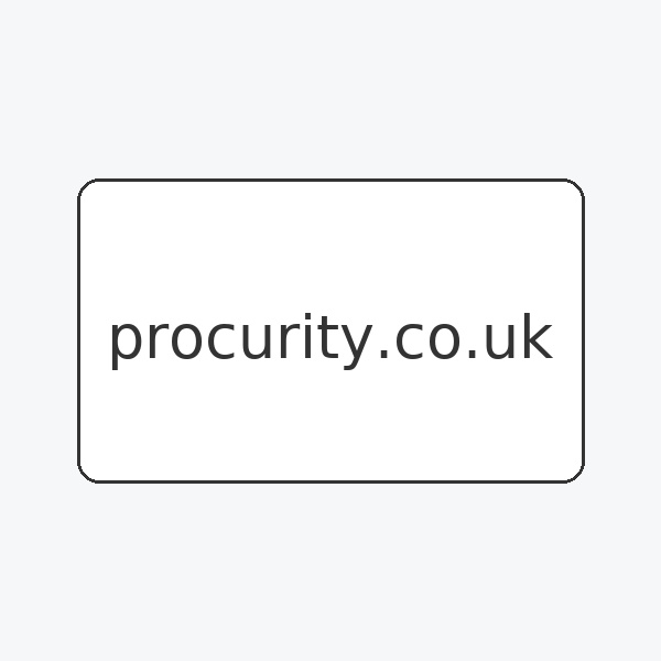 Procurity.co.uk as a business