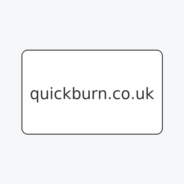 QuickBurn.co.uk as a business