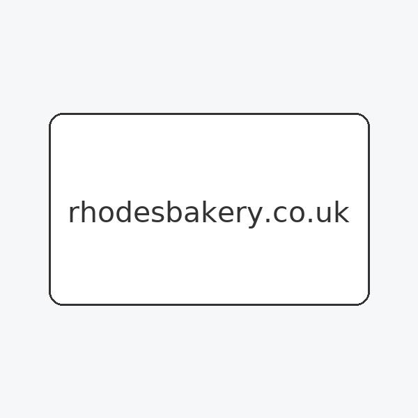 RhodesBakery.co.uk as a business