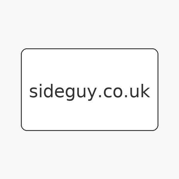 SideGuy.co.uk as a business